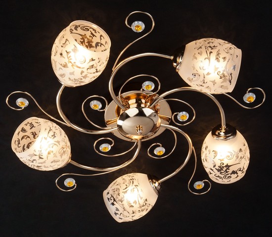 Люстра 9677/5 золото