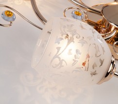 Люстра 9677/5 золото