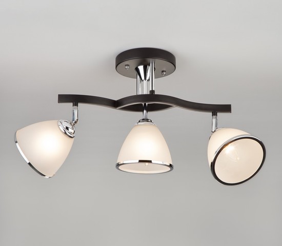 Люстра 9612/3 хром/венге