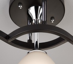 Люстра 9612/3 хром/венге