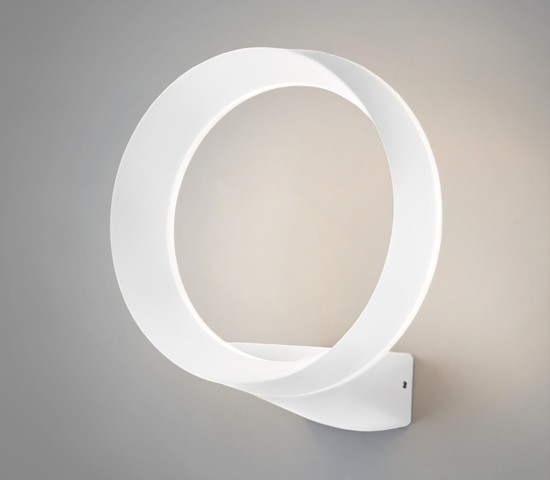 Универсальный уличный светильник 1710 TECHNO LED Ring белый