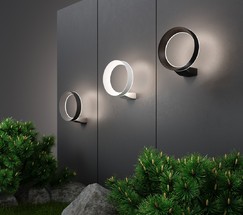 Универсальный уличный светильник 1710 TECHNO LED Ring белый