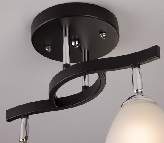 Люстра 9612/2 хром/венге