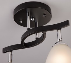 Люстра 9612/2 хром/венге