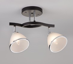 Люстра 9612/2 хром/венге