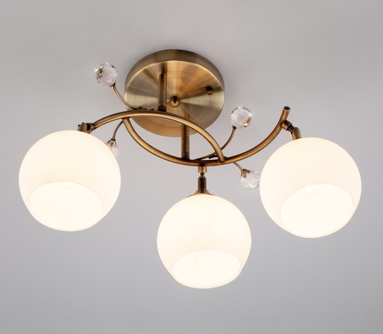 Люстра 9604/3 античная бронза