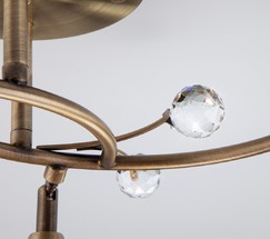 Люстра 9604/3 античная бронза