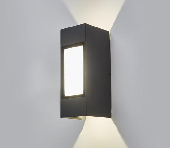 Универсальный уличный светильник 1638 TECHNO LED серый