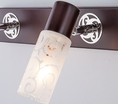 Настенный светильник 21130/3 хром/венге