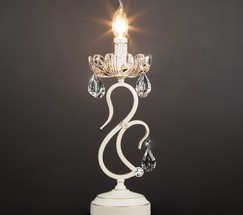 Настольная лампа 12205/1T белый Strotskis