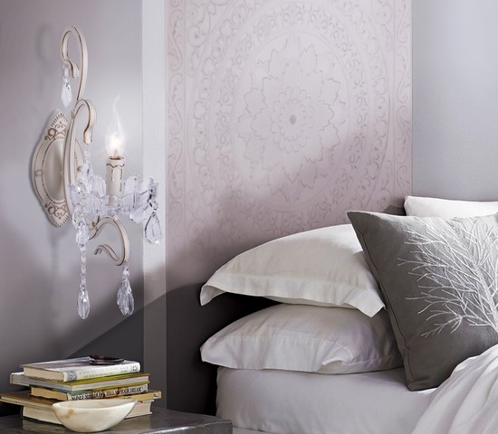 Настенный светильник 12205/1 белый Strotskis