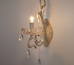 Настенный светильник 12205/1 белый Strotskis