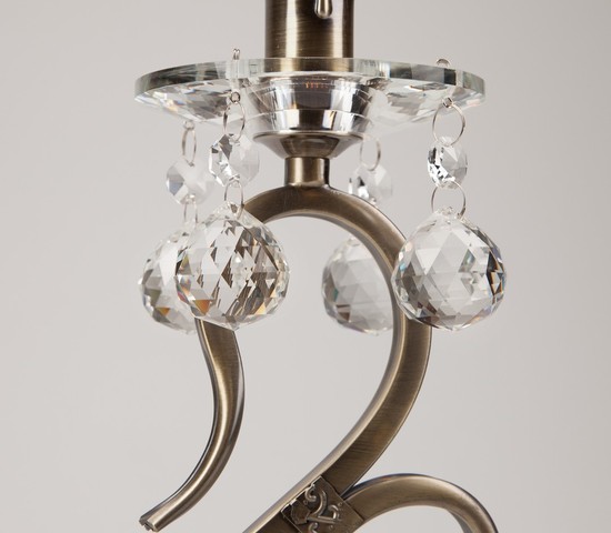 Настольная лампа 12505/1T античная бронза Strotskis