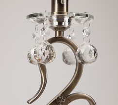 Настольная лампа 12505/1T античная бронза Strotskis