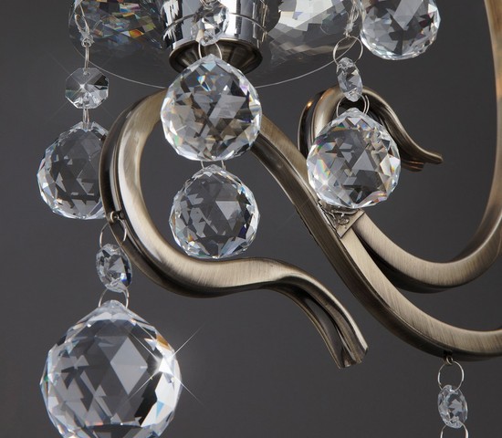 Настенный светильник 12505/1 античная бронза Strotskis