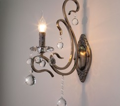 Настенный светильник 12505/1 античная бронза Strotskis