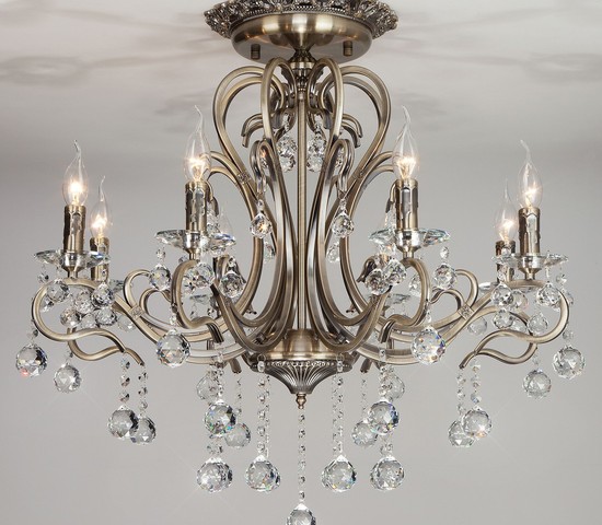 Люстра 12505/8 античная бронза Strotskis