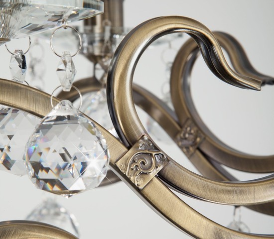 Люстра 12505/6 античная бронза Strotskis