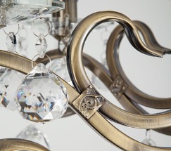 Люстра 12505/6 античная бронза Strotskis