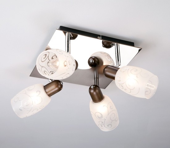 Люстра 60301/4 хром/венге