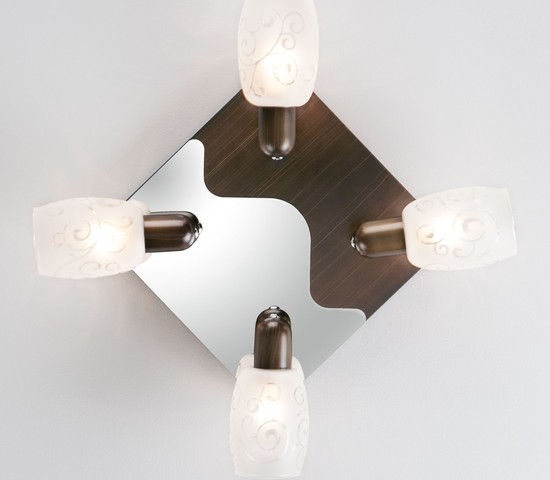 Люстра 60301/4 хром/венге