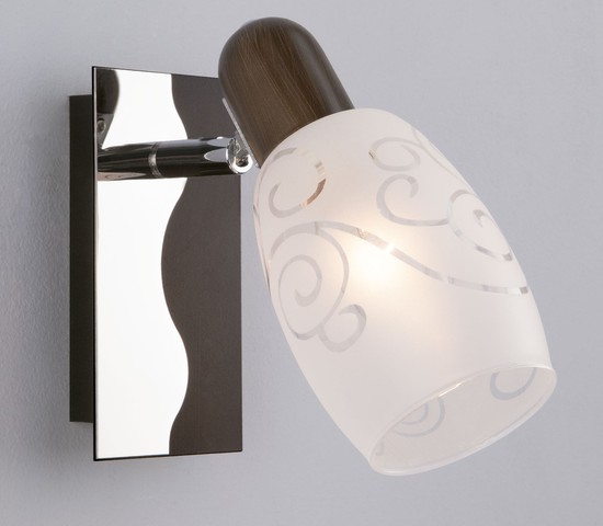 Настенный светильник 60301/1 хром/венге