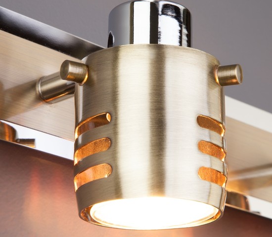 Настенный светильник 23463/3 хром/античная бронза