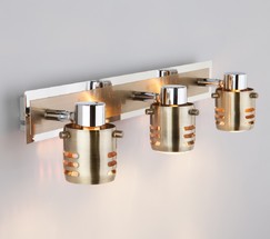 Настенный светильник 23463/3 хром/античная бронза