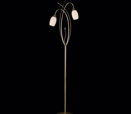 Торшер 22080/2F античная бронза