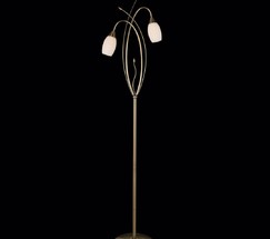 Торшер 22080/2F античная бронза