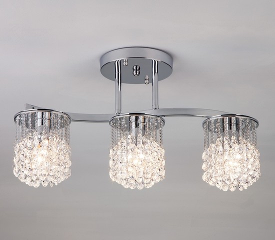 Люстра 3222/3 хром Strotskis