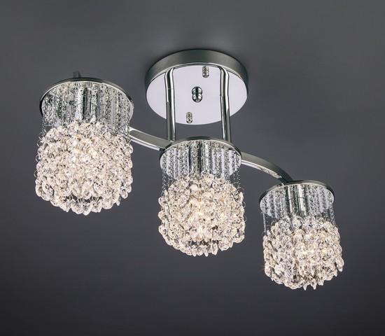 Люстра 3222/3 хром Strotskis