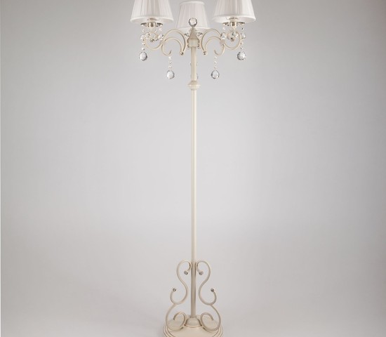 Торшер 12075/3F белый Strotskis