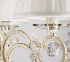 Торшер 12075/3F белый Strotskis