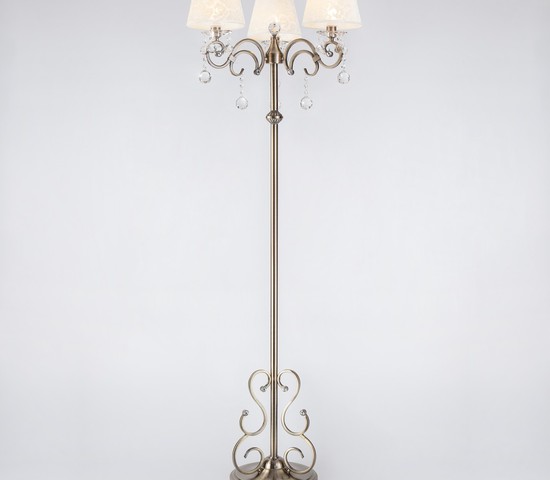 Торшер 1448/3F античная бронза Strotskis торшер