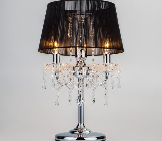 Настольная лампа 2045/3T хром/черный настольная лампа