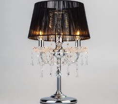 Настольная лампа 2045/3T хром/черный настольная лампа