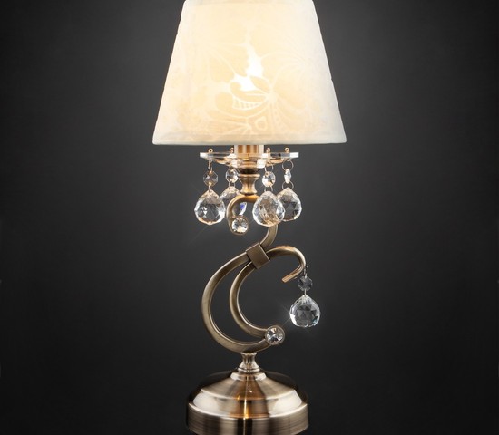 Настольная лампа 1448/1T античная бронза Strotskis настольная лампа