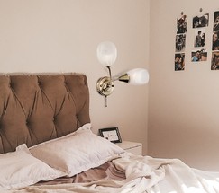 Настенный светильник 2275/2 античная бронза