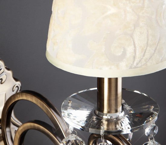 Настенный светильник 1448/1 античная бронза Strotskis