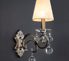 Настенный светильник 1448/1 античная бронза Strotskis