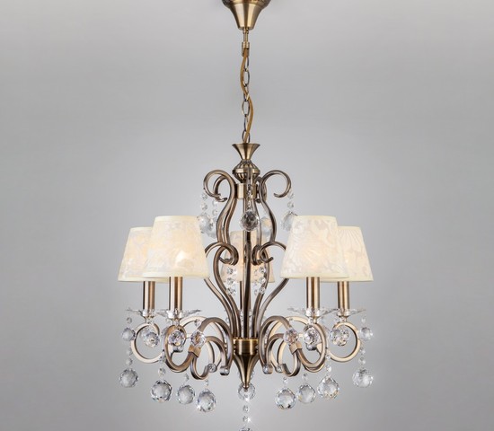 Люстра 1448/5 античная бронза Strotskis