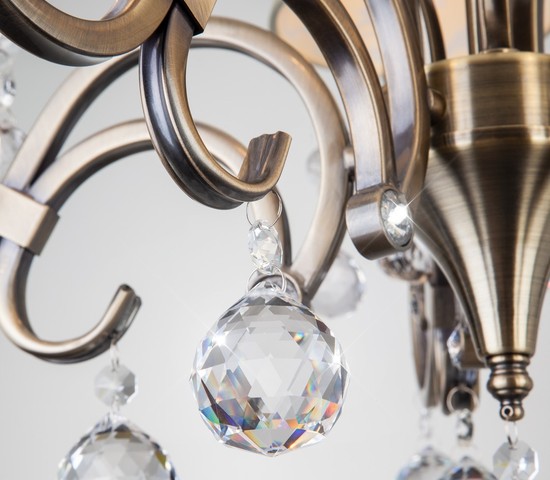 Люстра 1448/5 античная бронза Strotskis