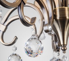 Люстра 1448/5 античная бронза Strotskis