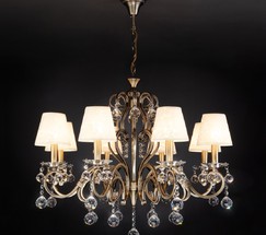 Люстра 1448/8 античная бронза Strotskis