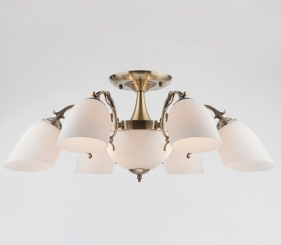 Люстра 22010/6+2 античная бронза