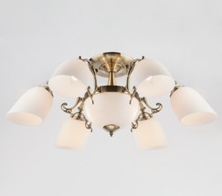 Люстра 22010/6+2 античная бронза