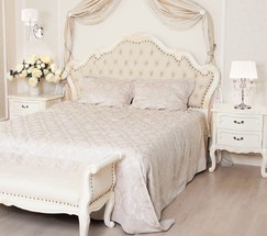 Настенный светильник 2045/1 хром/белый