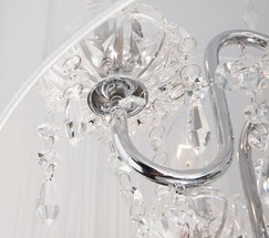 Люстра 2045/5 хром/белый