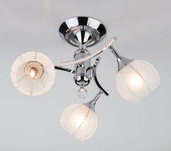 Люстра 3353/3 хром/белый